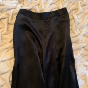 silk slit express pants